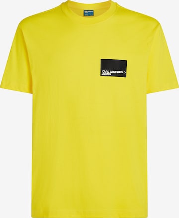 KARL LAGERFELD JEANS Μπλουζάκι σε κίτρινο: μπροστά