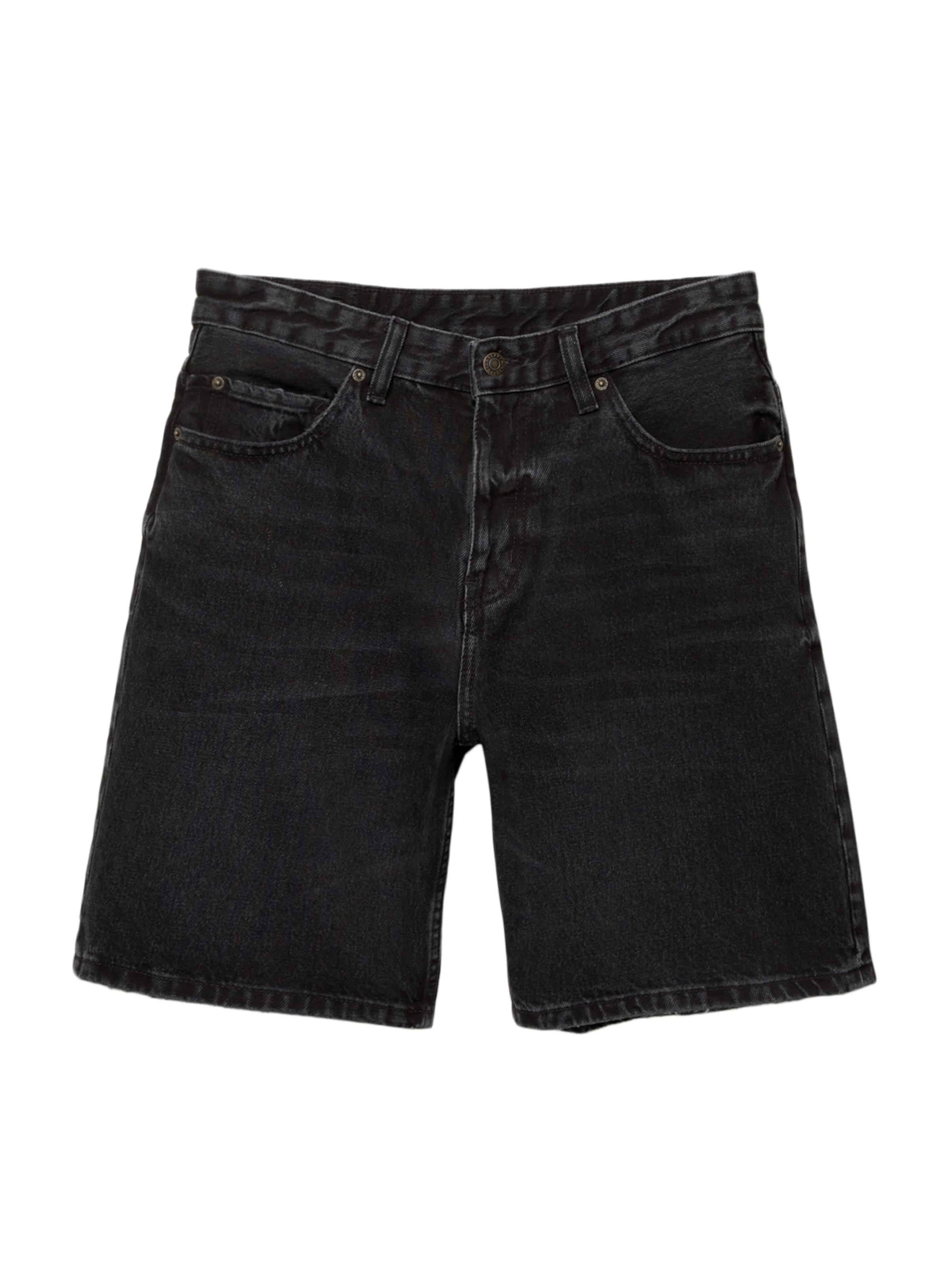 Pull&Bear Loosefit Farkut värissä musta: etupuoli