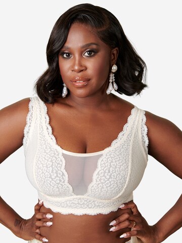 SugarShape T-shirt BH 'Elva' in Wit: voorkant