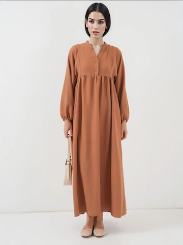 Abito camicia di Bigdart in marrone: frontale