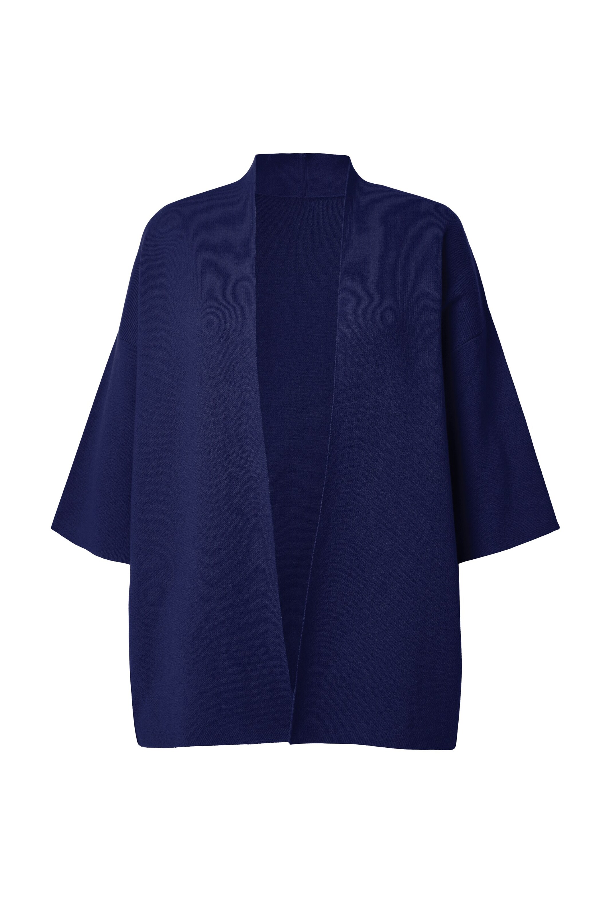 Ulla Popken Strickjacke in Blau: Vorderseite