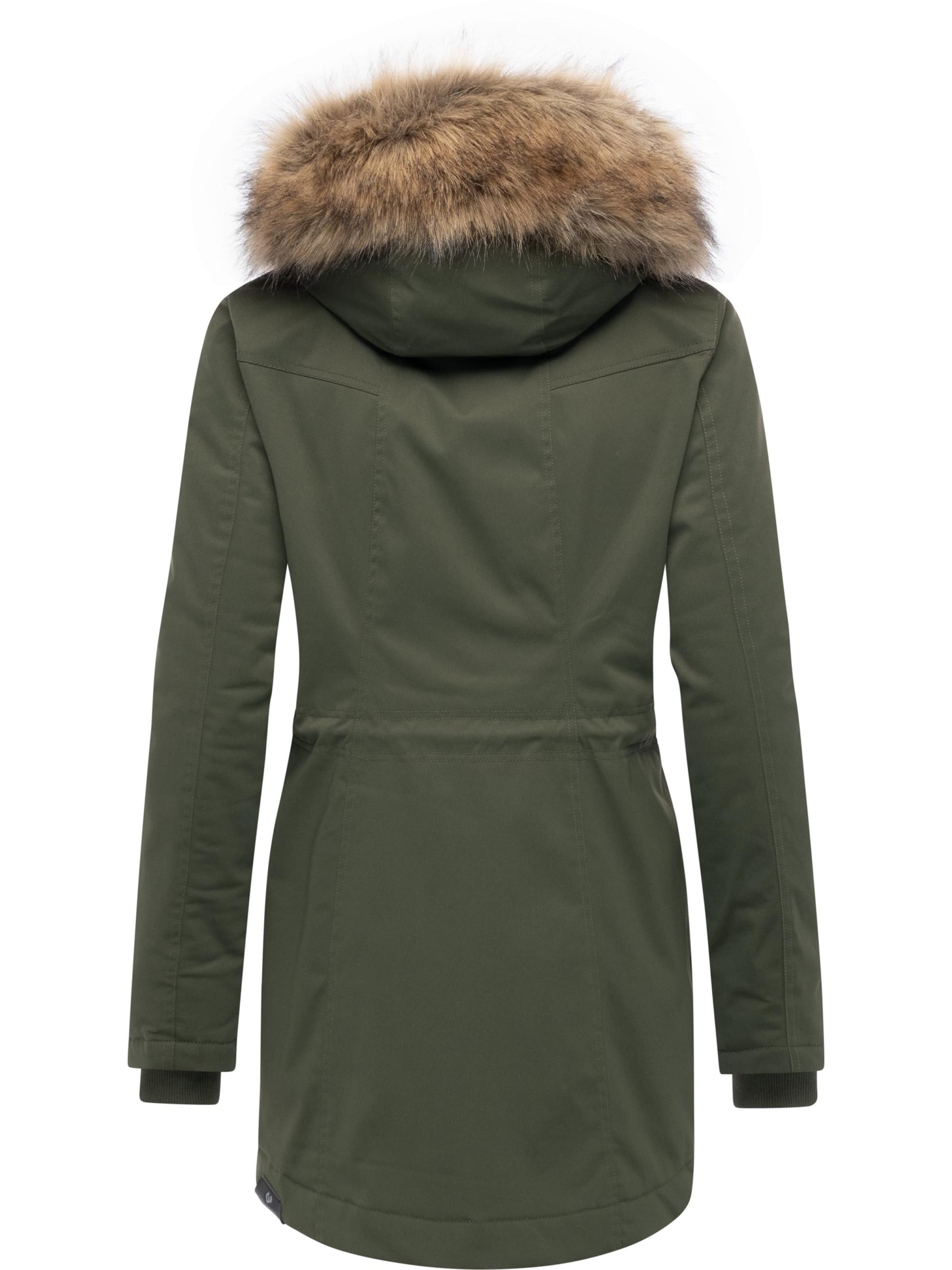 Parka invernale 'Ellsa Youmodo' di Ragwear in verde