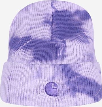 Carhartt WIP - Gorros 'Vista' em roxo: frente