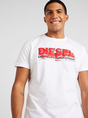 DIESEL - Camisa 'DIEGOR' em branco