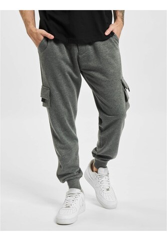 DEF Tapered Cargo trousers 'Fatih' in Grey: front