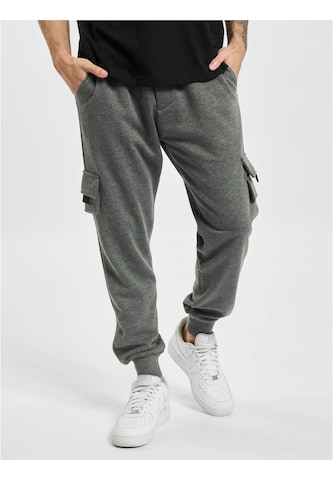 DEF Tapered Cargo Pants 'Fatih' in Grey: front