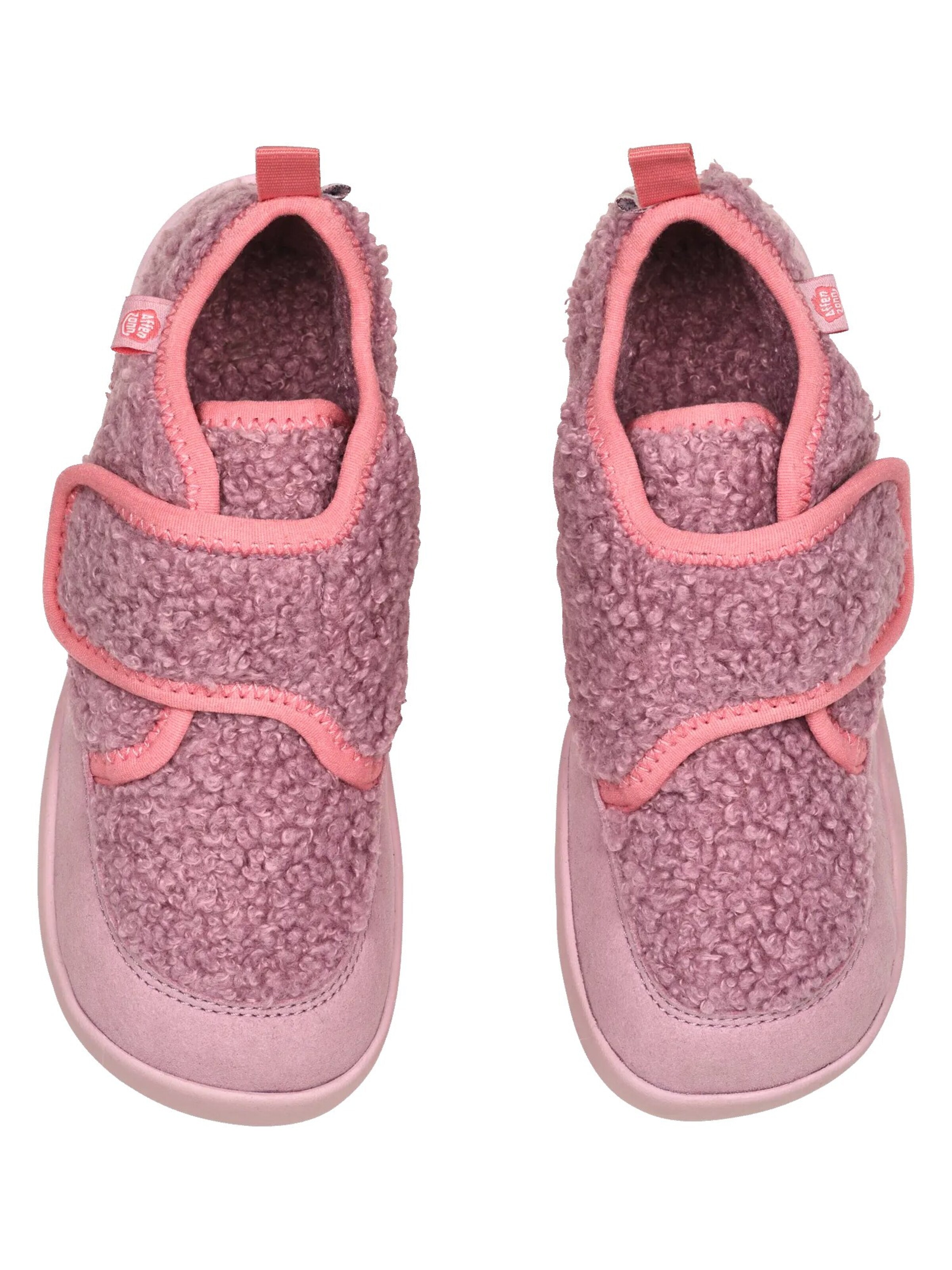 Affenzahn Slippers 'Vegan Fleecy Vegan Fleecy' in Pink