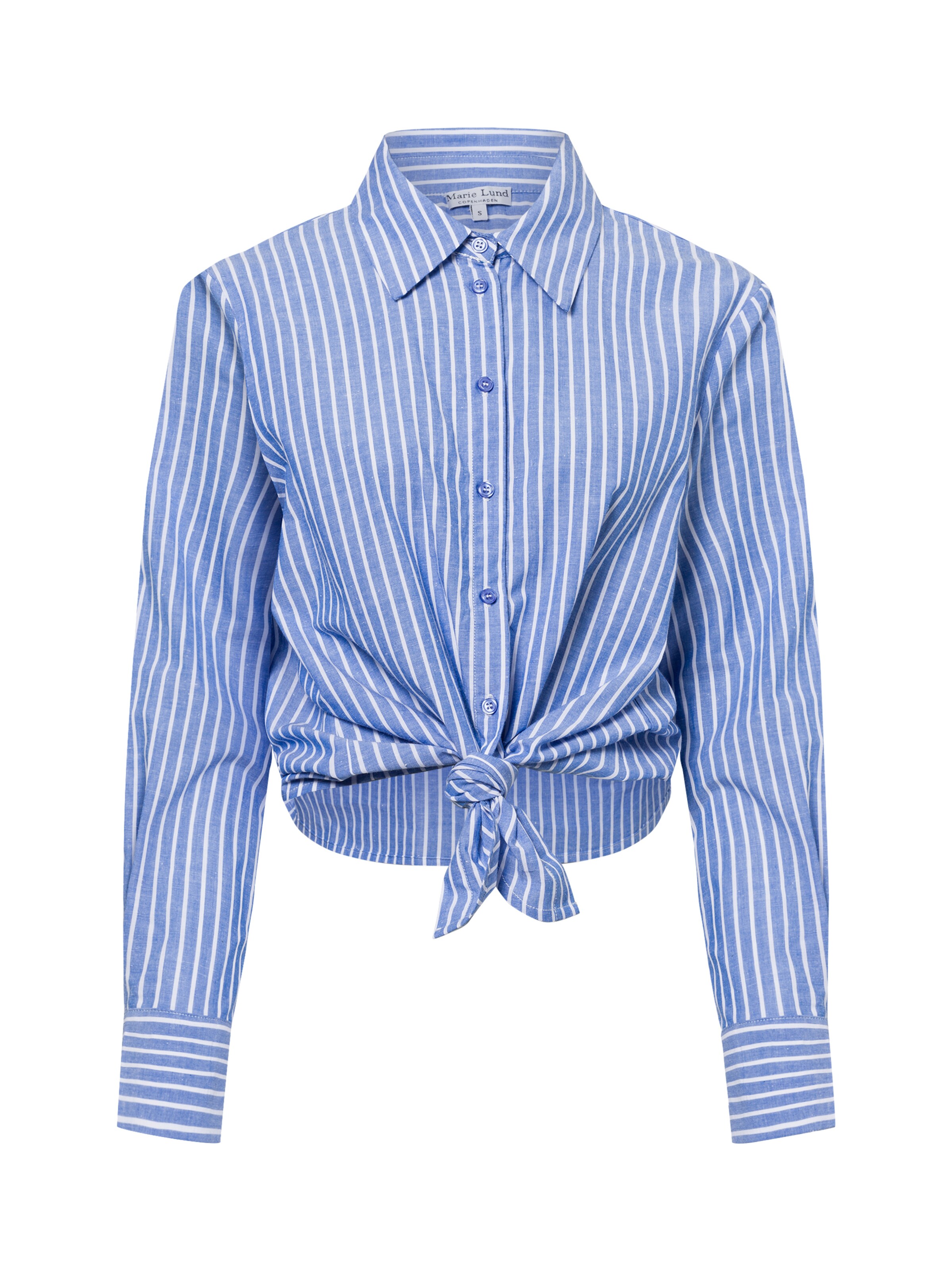 Marie Lund Blouse in Blue: front
