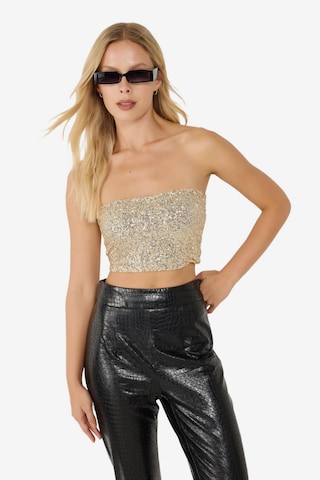 No Matter What Top in Gold