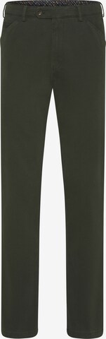 Coupe slim Pantalon chino MEYER en vert : devant