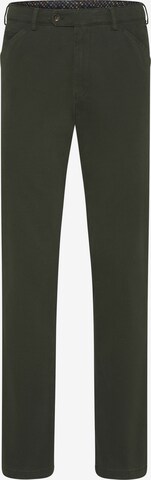 MEYER Slimfit Chino in Groen: voorkant