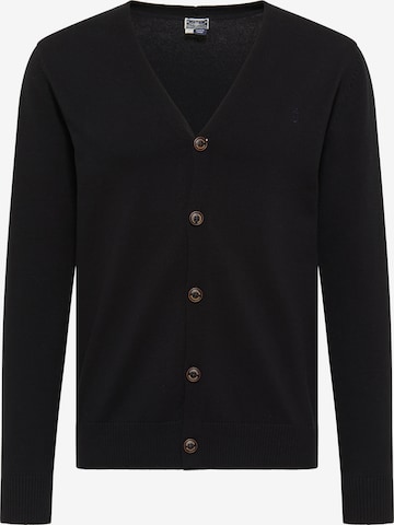 DreiMaster Maritim Knit Cardigan in Black: front