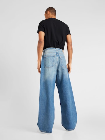 WEEKDAY Wide leg Jeans 'Astro' in Blauw