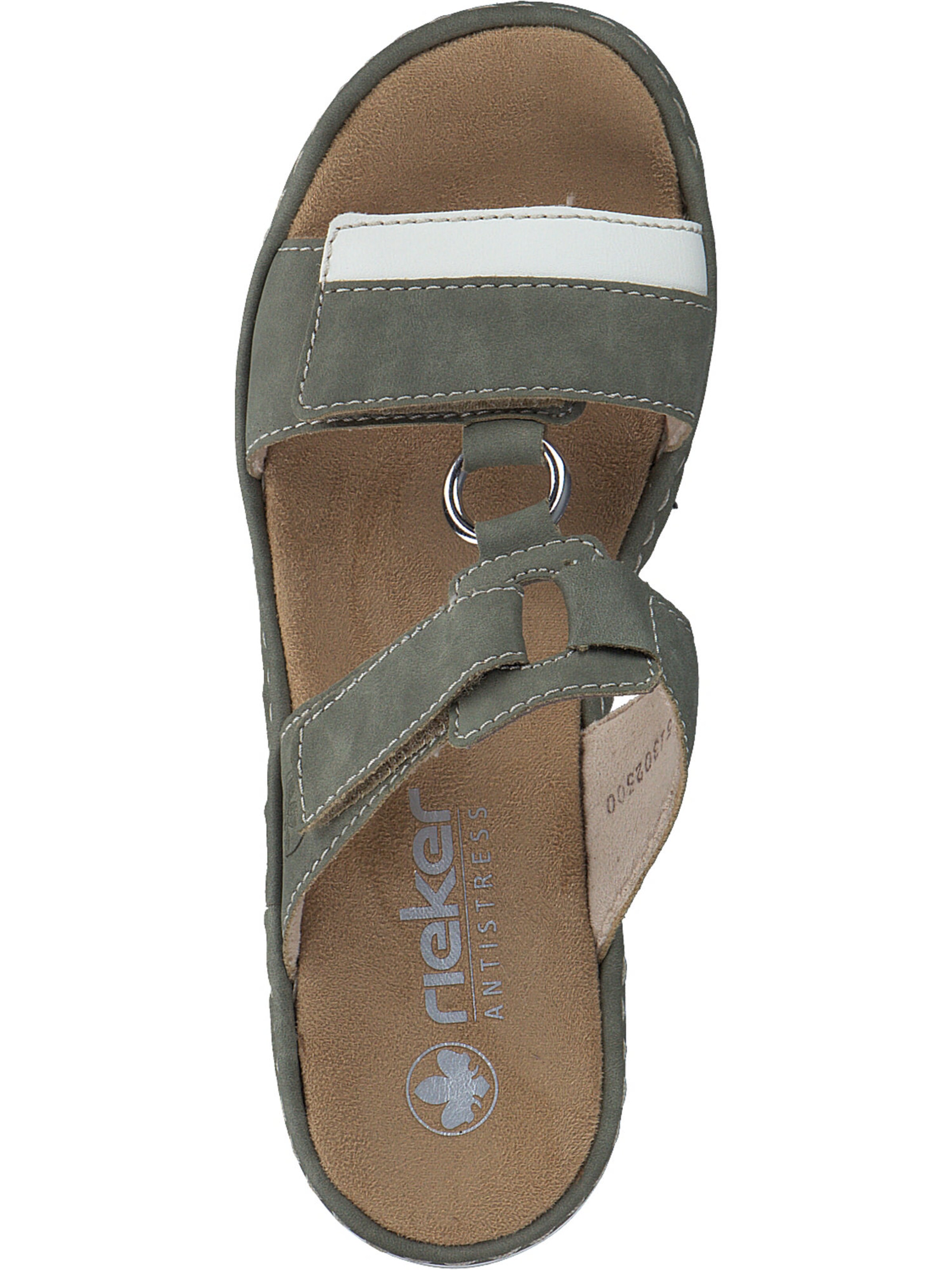 Rieker Pantolette in Grün