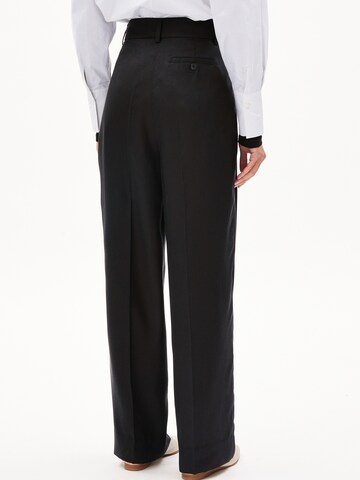 ARMEDANGELS Loose fit Pleat-front trousers ' KAAYAH ' in Black