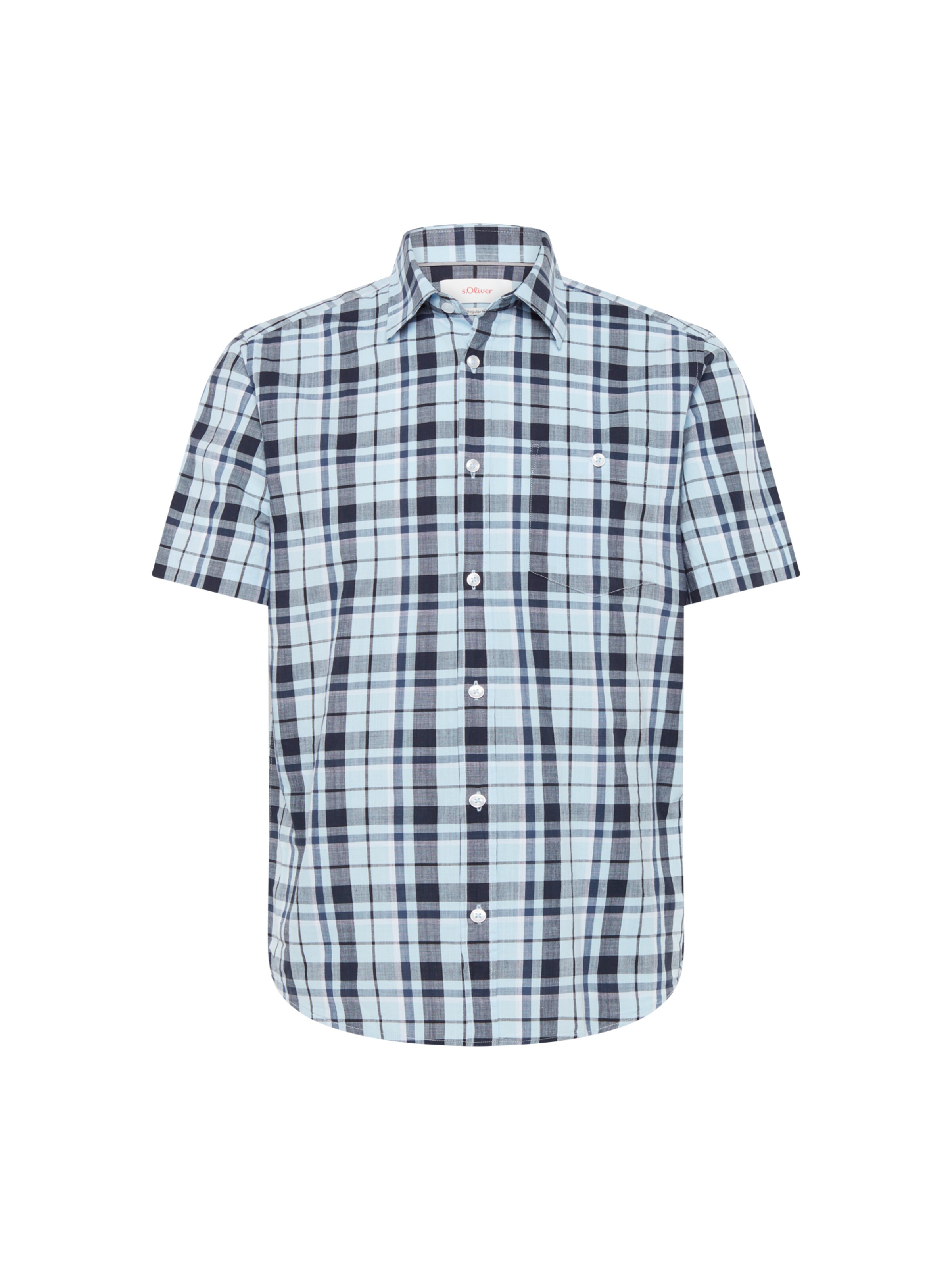 s.Oliver Hemd in Blau: Vorderseite