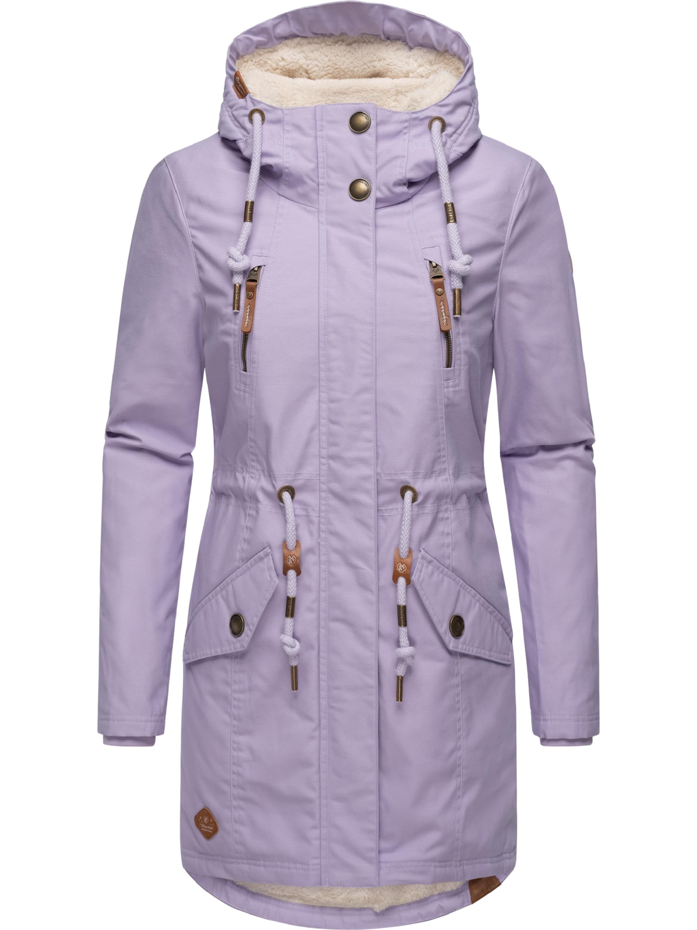 Parka d’hiver 'Elsie' Ragwear en violet : devant