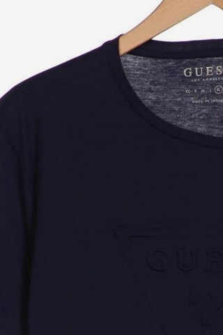 GUESS T-Shirt XL in Blau