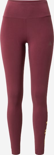 ADIDAS PERFORMANCE Sporthose en gelb / bordeaux, Vue avec produit
