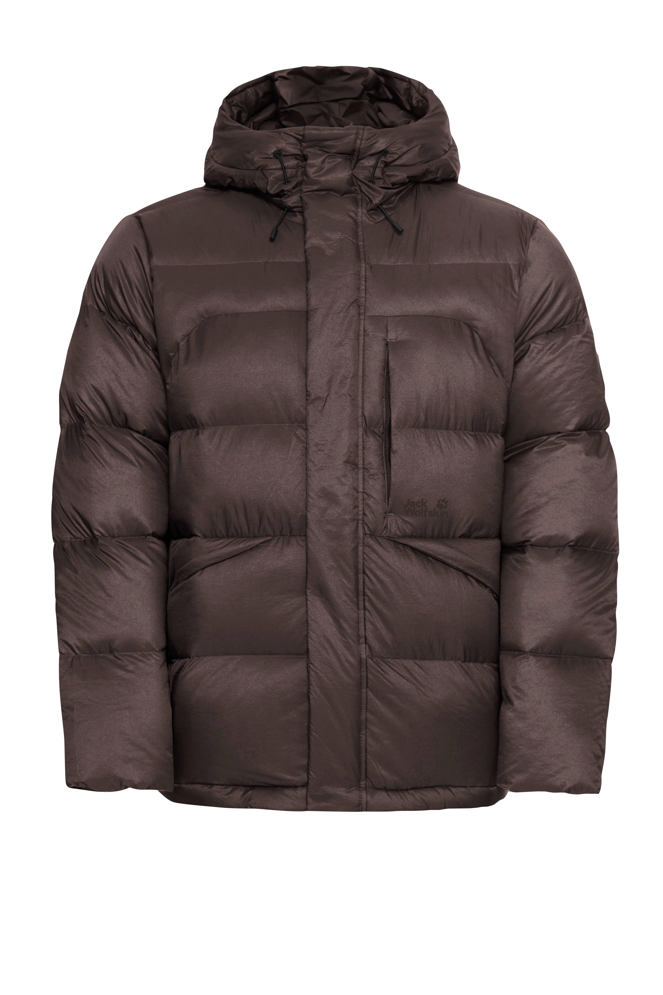 JACK WOLFSKIN Outdoorjacke in Braun: Vorderseite