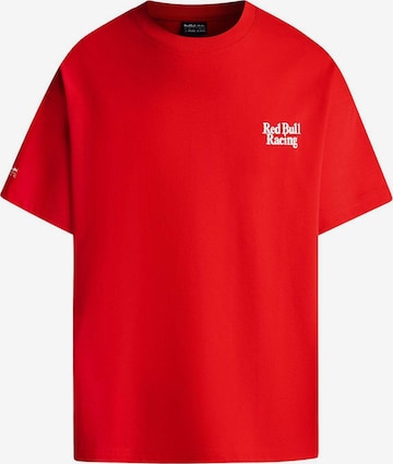 Red Bull Racing x Pepe Jeans Shirt 'COMPETING' in Red: front