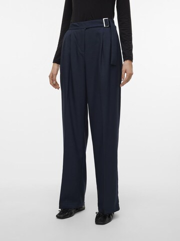VERO MODA Wide Leg Bukser i grå: forside