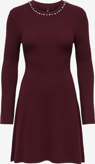 ONLY Knitted dress in XS in Wine red, Item view