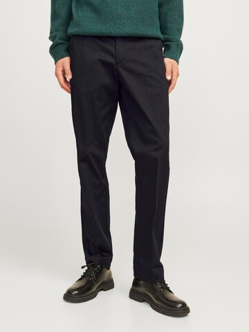 Regular Pantalon à plis 'JPSTKane JJOtis' JACK & JONES en noir : devant