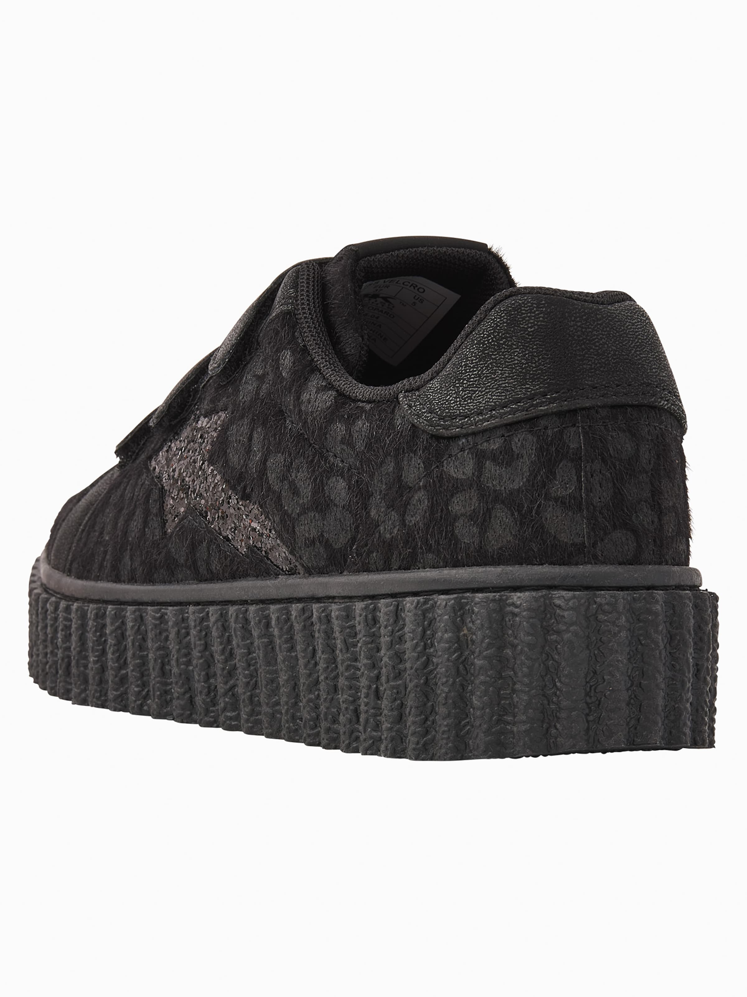 Baskets basses ' BLISS VELCRO ' BRITISH KNIGHTS en noir : derrière