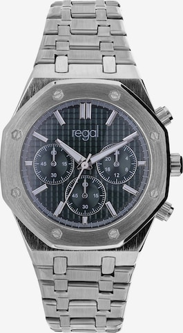 Montre à affichage analogique 'Klassisch' Lucardi en argent : devant