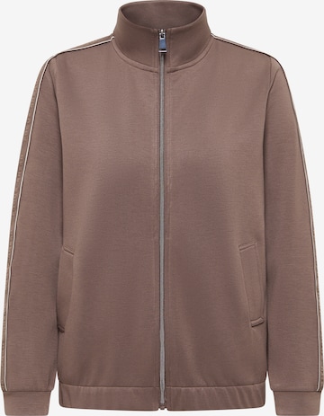 CECIL Zip-Up Hoodie in Beige: front