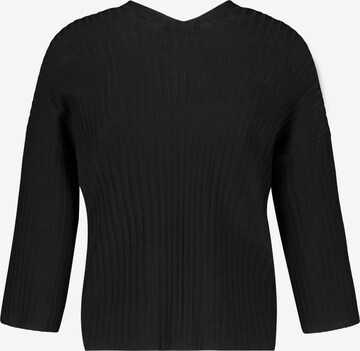 TAIFUN Knit Cardigan in Black