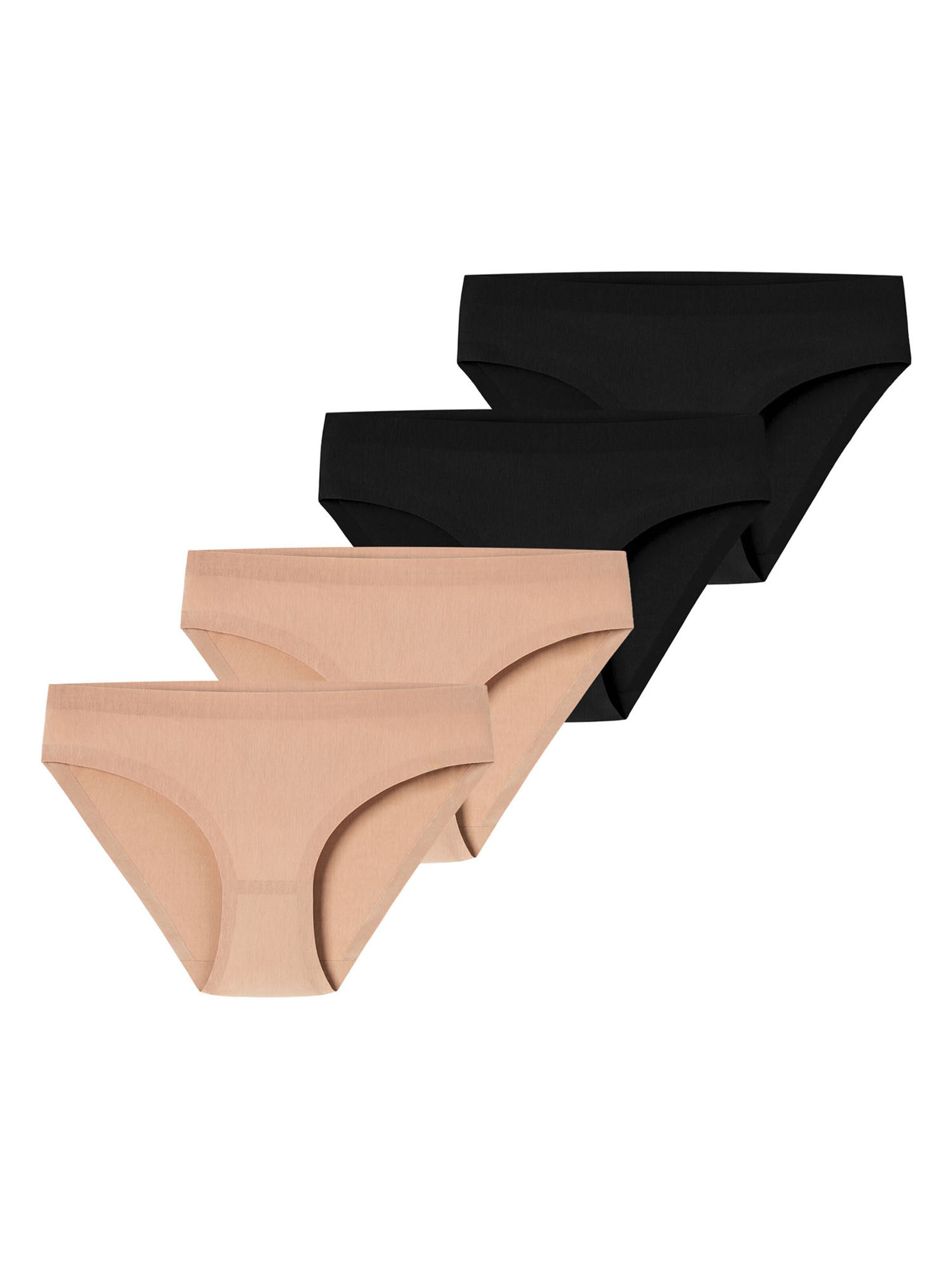 Slip ' Invisible Cotton ' SCHIESSER en beige : devant