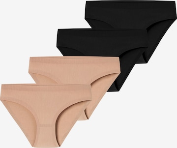 Slip ' Invisible Cotton ' SCHIESSER en beige : devant