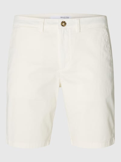 SELECTED Chino Pants 'SLHMiles' in 34 in White, Item view
