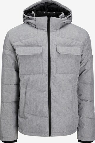 JACK & JONES Winter jacket 'Brady' in Grey: front