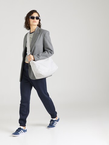 PIECES Tapered Trousers 'PCChilli' in Blue
