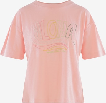 PJ Salvage Shirt ' Cozy' in Roze: voorkant