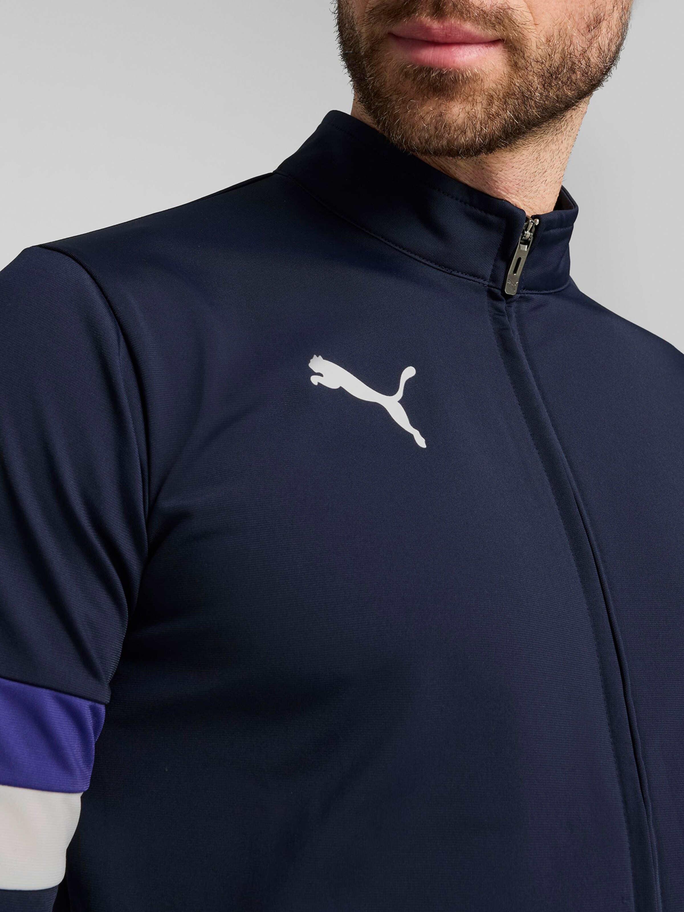 PUMA Tracksuit in Navy Dark Blue ABOUT YOU