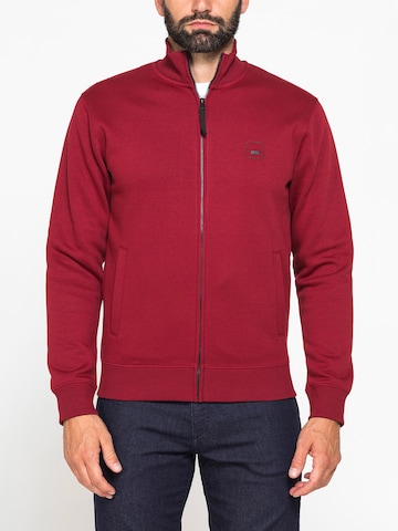 Carrera Jeans Sweatshirt 'Full Zip'‌‌‌‌‌‌‌ in Rot