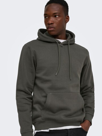 Only & Sons Sweatshirt 'ONSConnor' in Grau