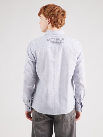 CAMP DAVID Regular fit Button Up Shirt in Blue