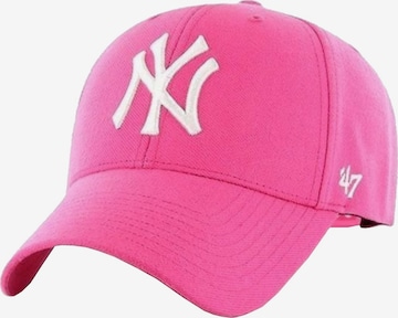 47 Hoed '47 Brand MLB New York Yankees Kids Cap' in Roze: voorkant