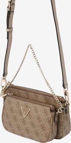 Borsa a mano 'Noelle' di GUESS in marrone: frontale