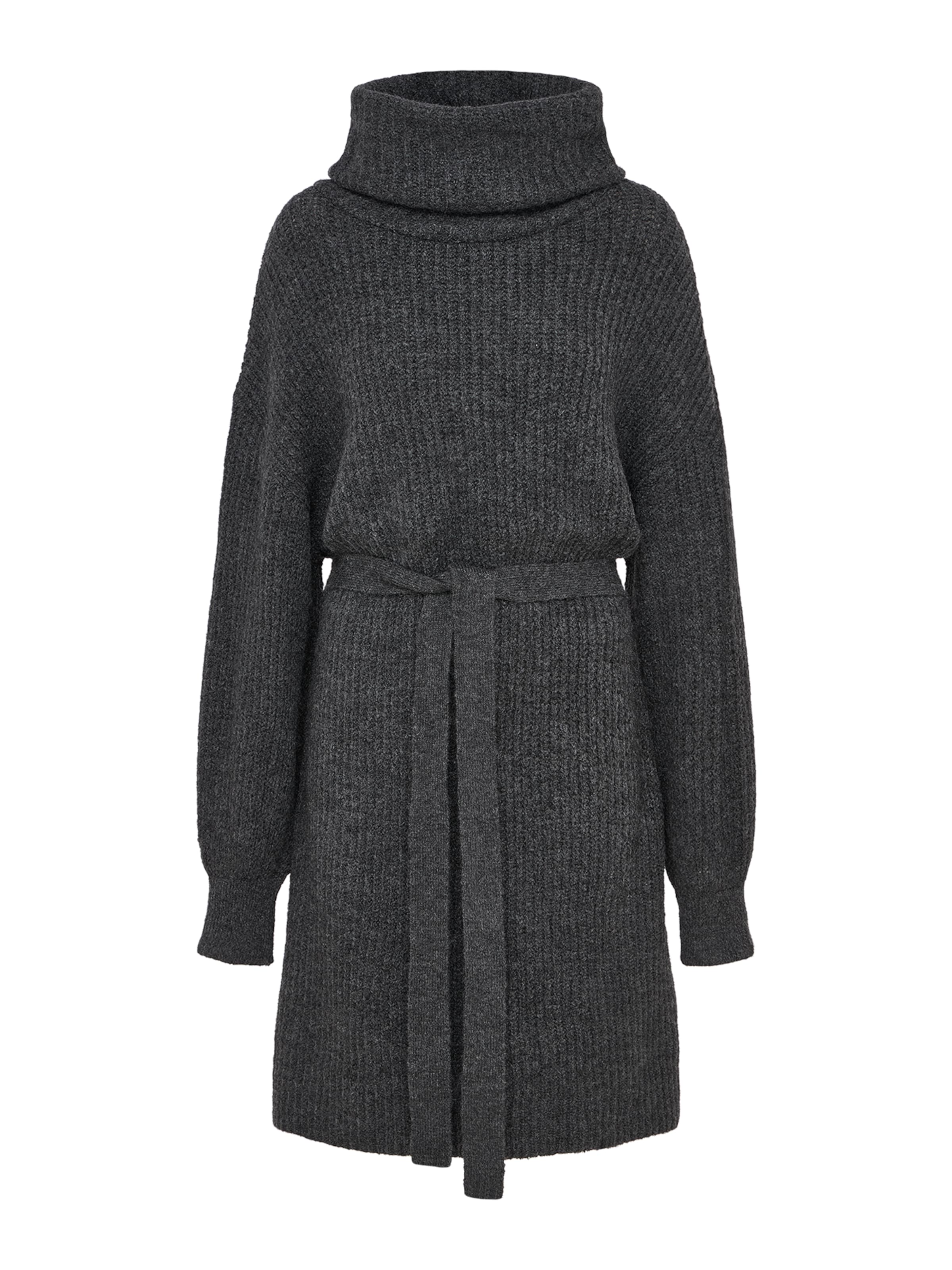 LeGer by Lena Gercke Stickad klänning 'Colleen' i grå: framsida