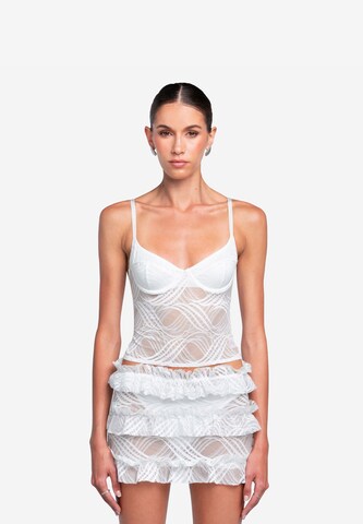 OW Collection Top 'Kayla' in Wit: voorkant