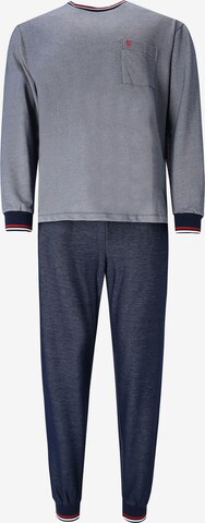 HAJO Pyjama lang in Blauw: voorkant