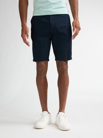 Petrol Industries Regularen Hlače | modra barva: sprednja stran