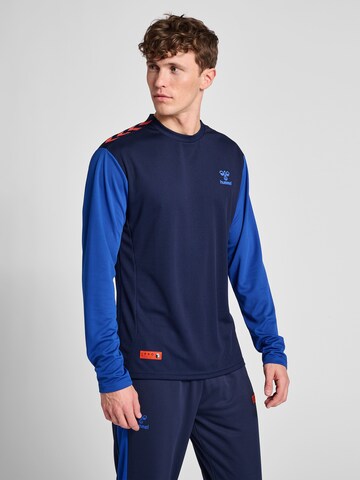 Hummel Performance shirt in Blue: front