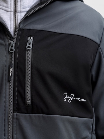 JACK & JONES Prehodna jakna 'JJLUPO' | siva barva